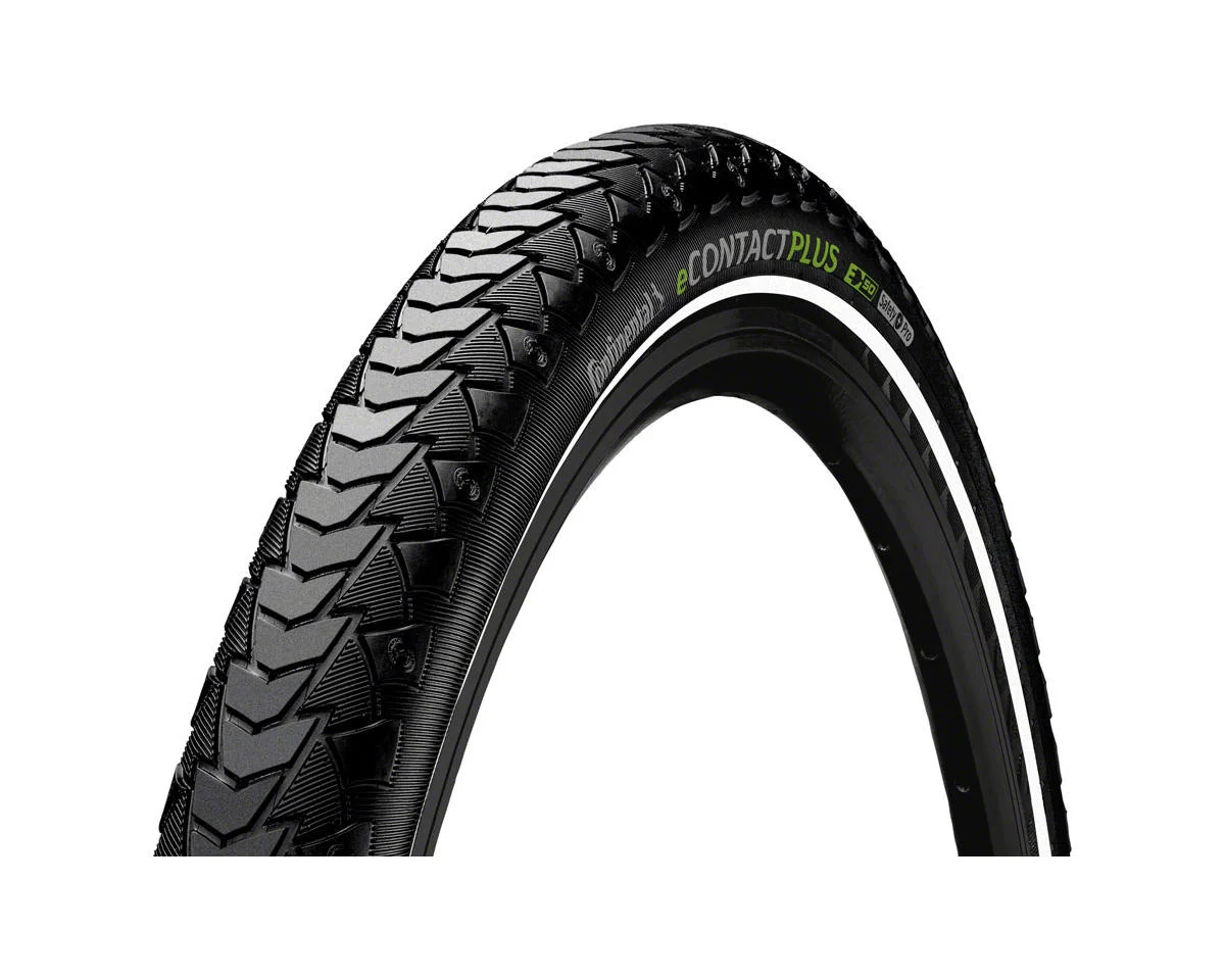Continental eContact Plus Tire (Black/Reflex) (700c) (55mm) (Wire Bead) (SafetyPlus Breaker) (E50)